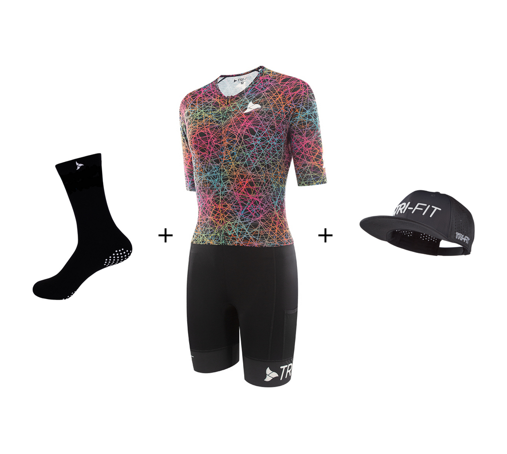 TRI-FIT LIBERTY Women's tri suit. Available as part of the TRI-FIT LIBERTY Womens tri suit bundle