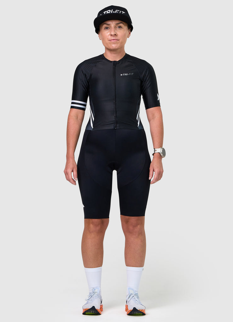 Womens EVO NEXT GEN BLACK EDITION tri suit bundle together