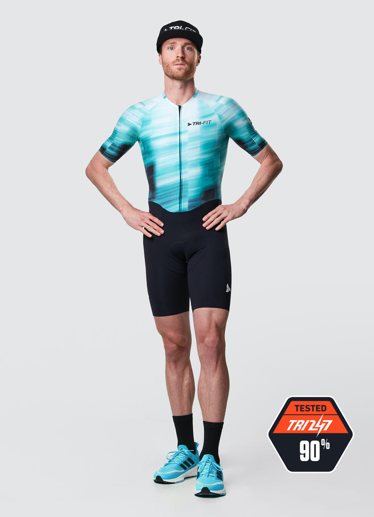 New GEO MATRIX Men's Tri Suit, available in TRI Suit Bundles