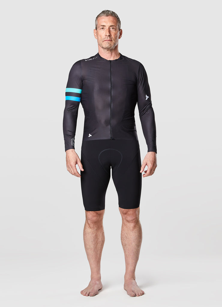 TRI-FIT SYKL PRO BLACK EDITION Bundle LS Men's Cycling Apparel, available now