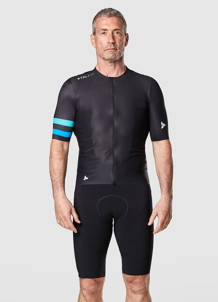 TRI-FIT SYKL PRO BLACK EDITION Short Sleeve Men's Cycling Jersey, available now