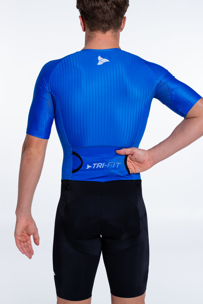 EVO NEXT GEN Blue Men's Tri Suit, available in TRI Suit Bundles