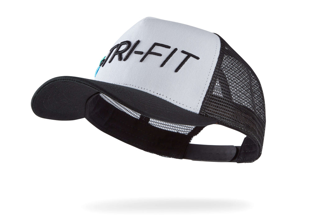 TRI-FIT Performance White Trucker Cap, available online now